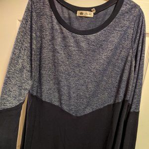 Dark Blue & Light Blue top icomfortable & stylish
